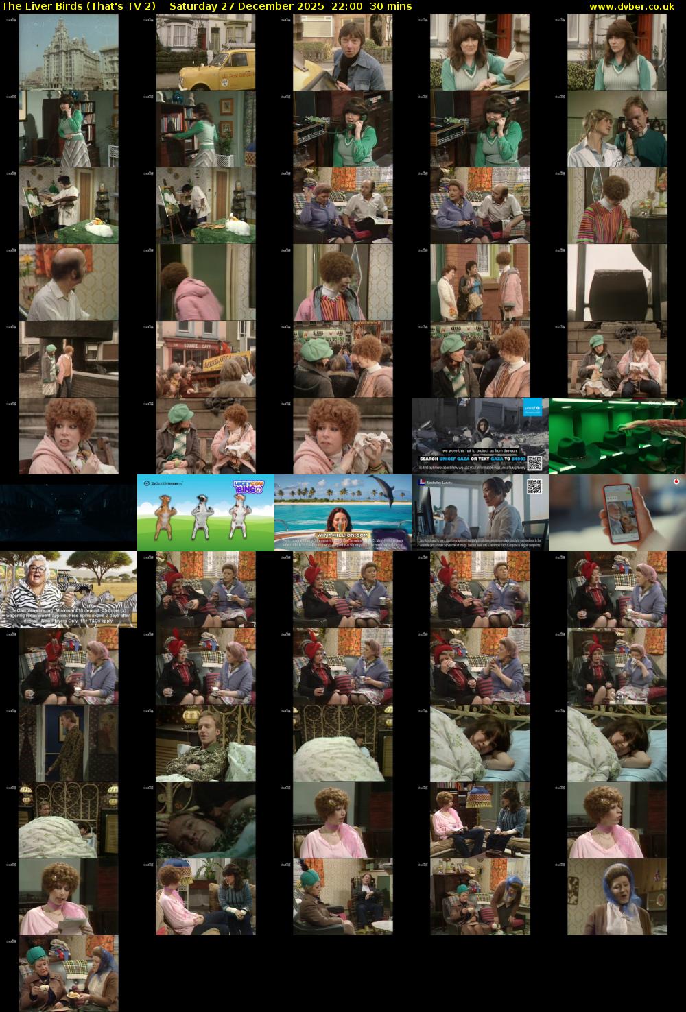 The Liver Birds (That's TV 2) Saturday 27 December 2025 22:00 - 22:30