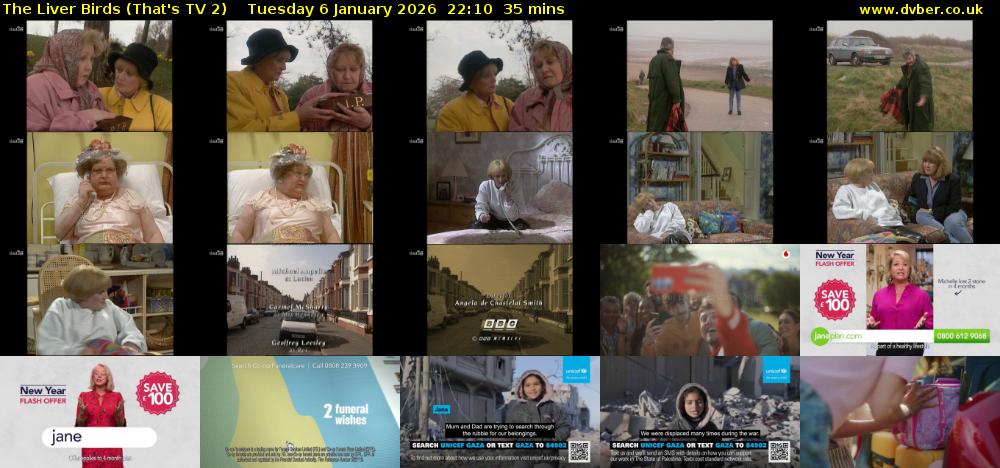 The Liver Birds (That's TV 2) Tuesday 6 January 2026 22:10 - 22:45