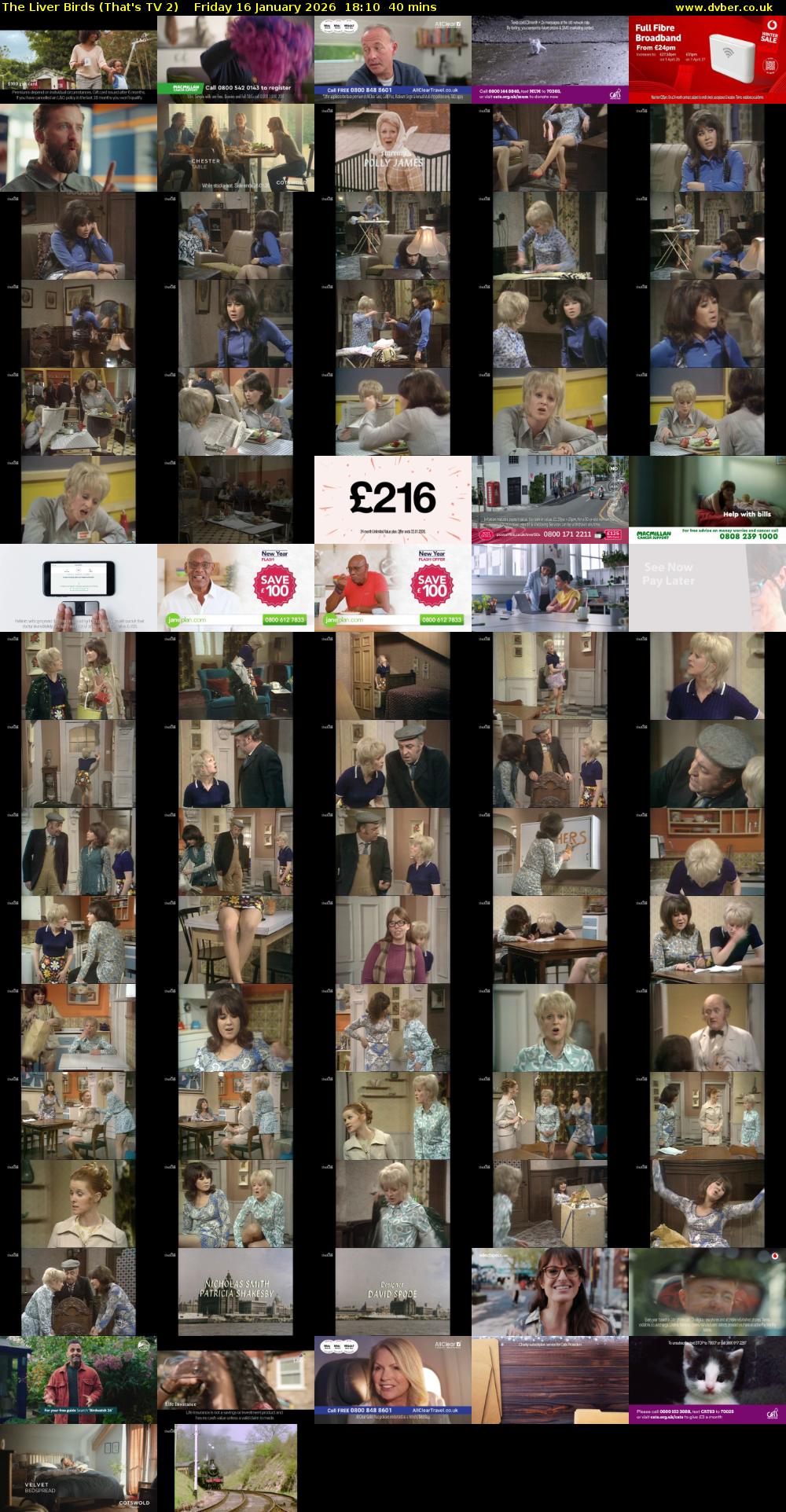 The Liver Birds (That's TV 2) Friday 16 January 2026 18:10 - 18:50