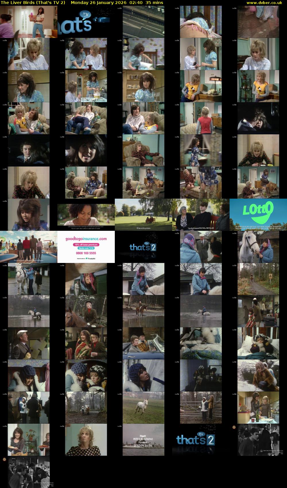 The Liver Birds (That's TV 2) Monday 26 January 2026 02:40 - 03:15