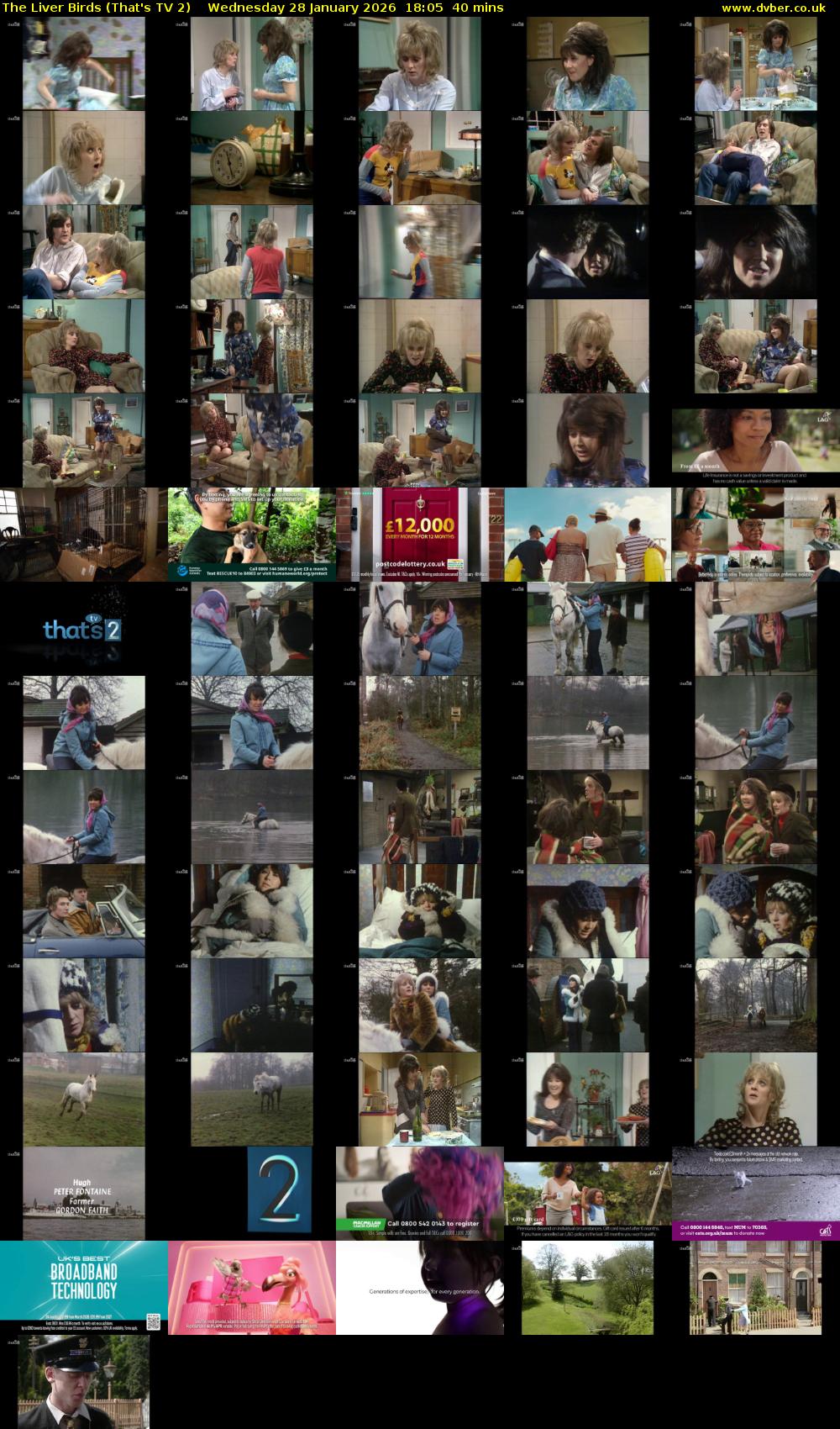 The Liver Birds (That's TV 2) Wednesday 28 January 2026 18:05 - 18:45