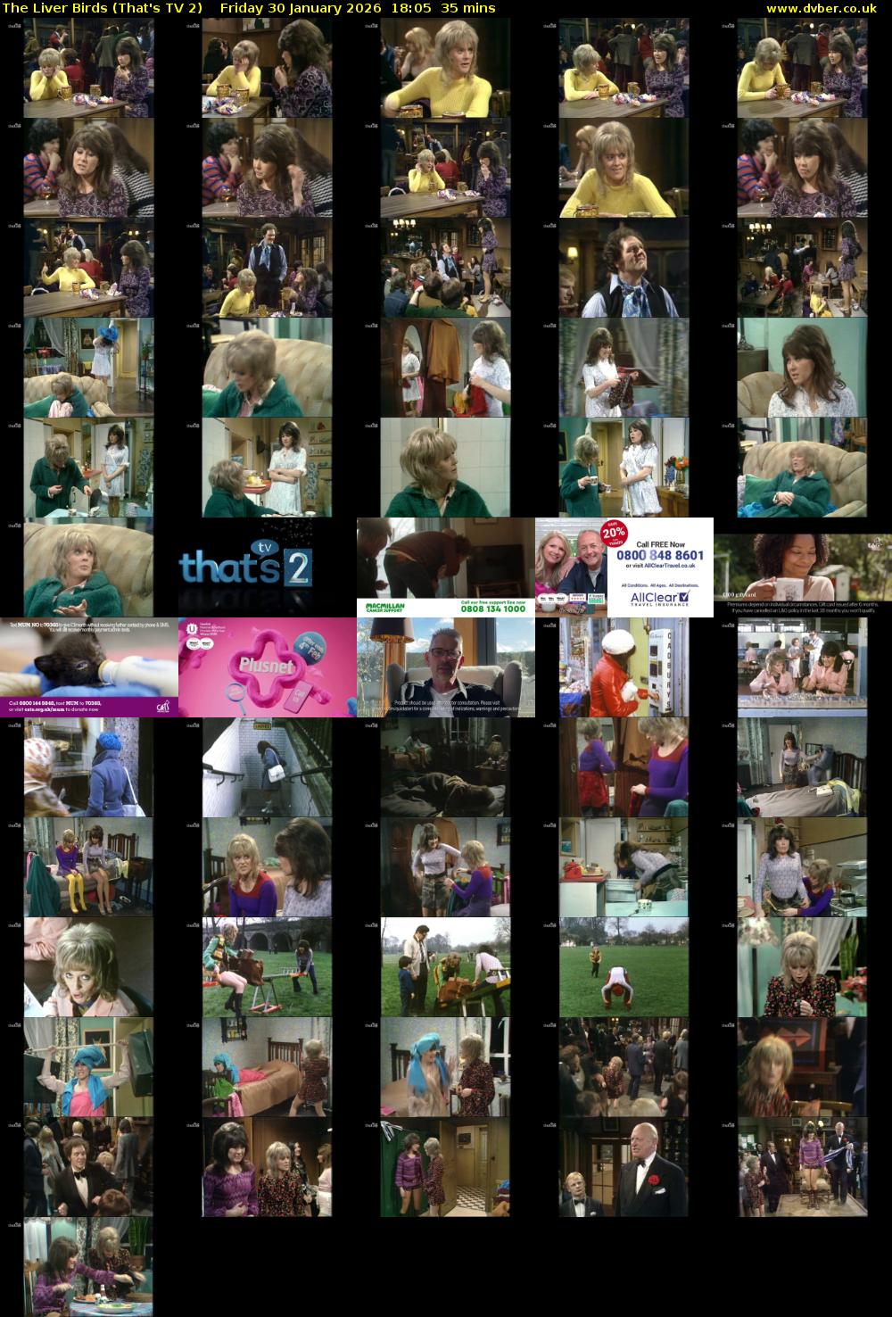 The Liver Birds (That's TV 2) Friday 30 January 2026 18:05 - 18:40