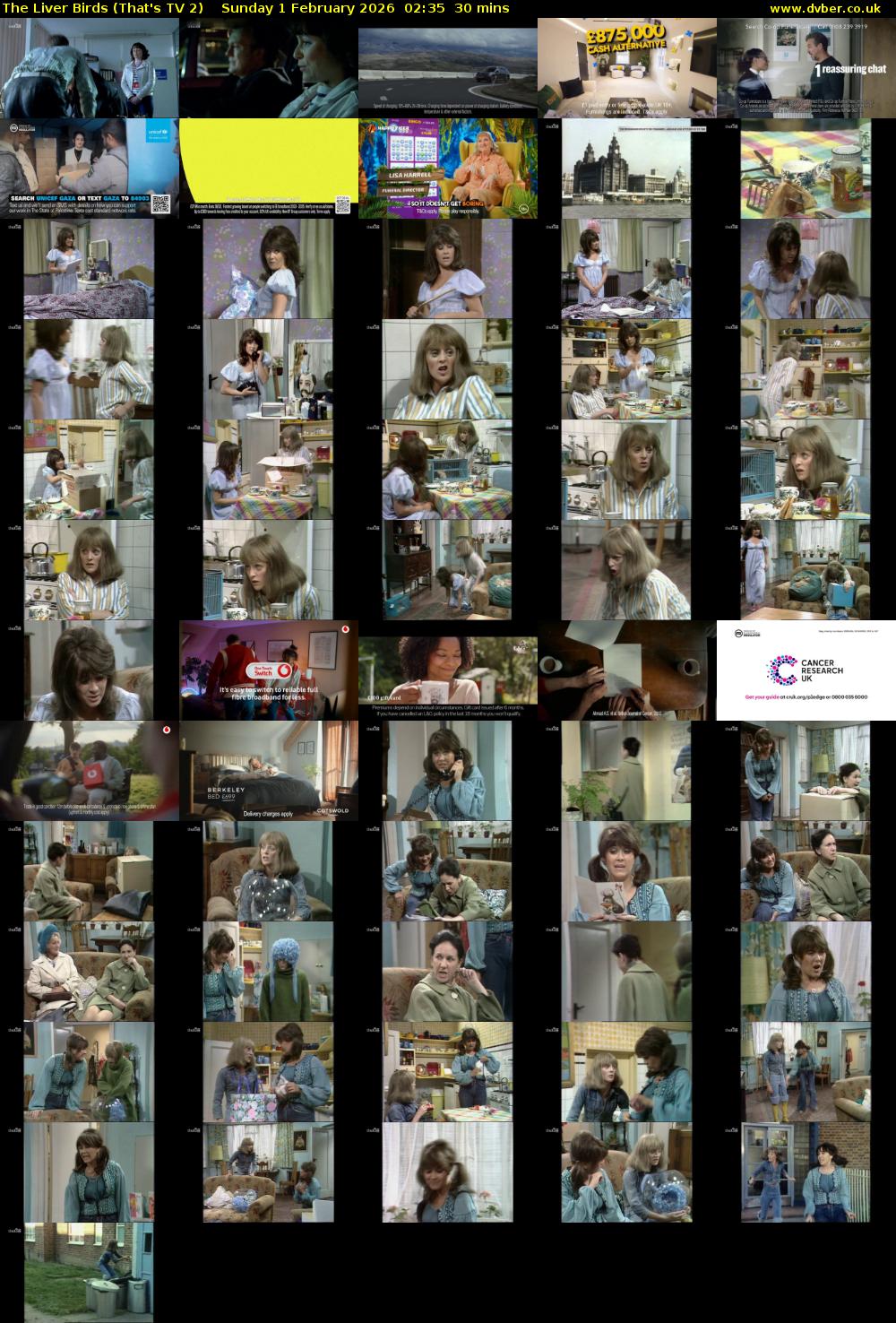 The Liver Birds (That's TV 2) Sunday 1 February 2026 02:35 - 03:05