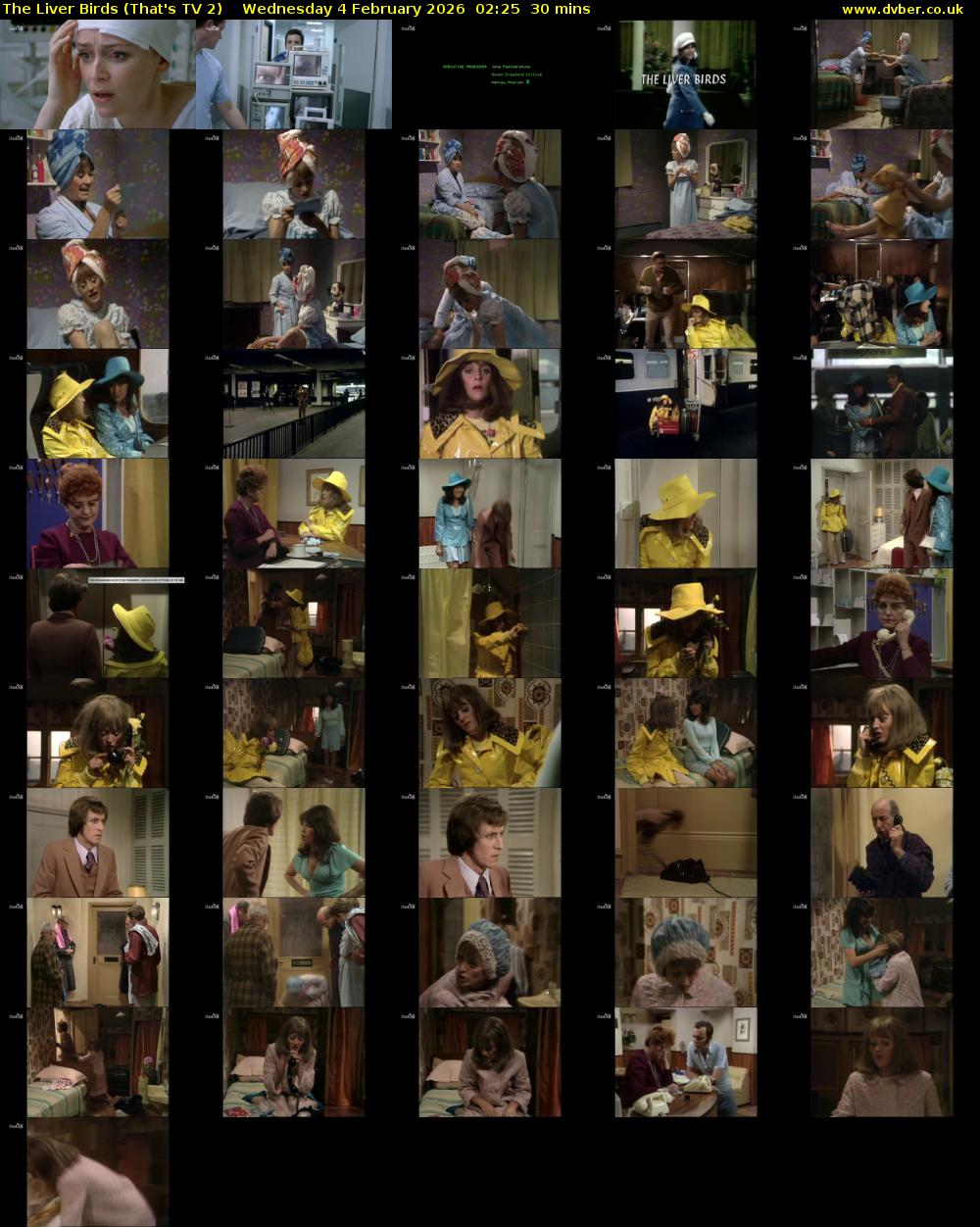 The Liver Birds (That's TV 2) Wednesday 4 February 2026 02:25 - 02:55