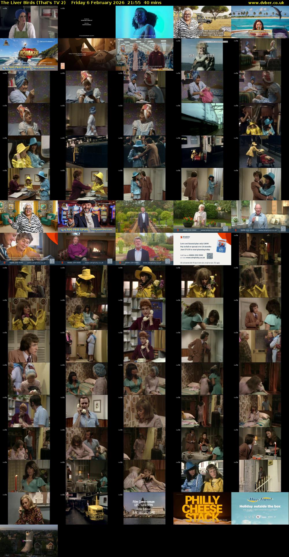 The Liver Birds (That's TV 2) Friday 6 February 2026 21:55 - 22:35