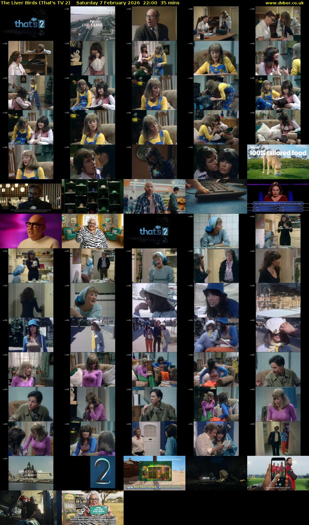 The Liver Birds (That's TV 2) Saturday 7 February 2026 22:00 - 22:35