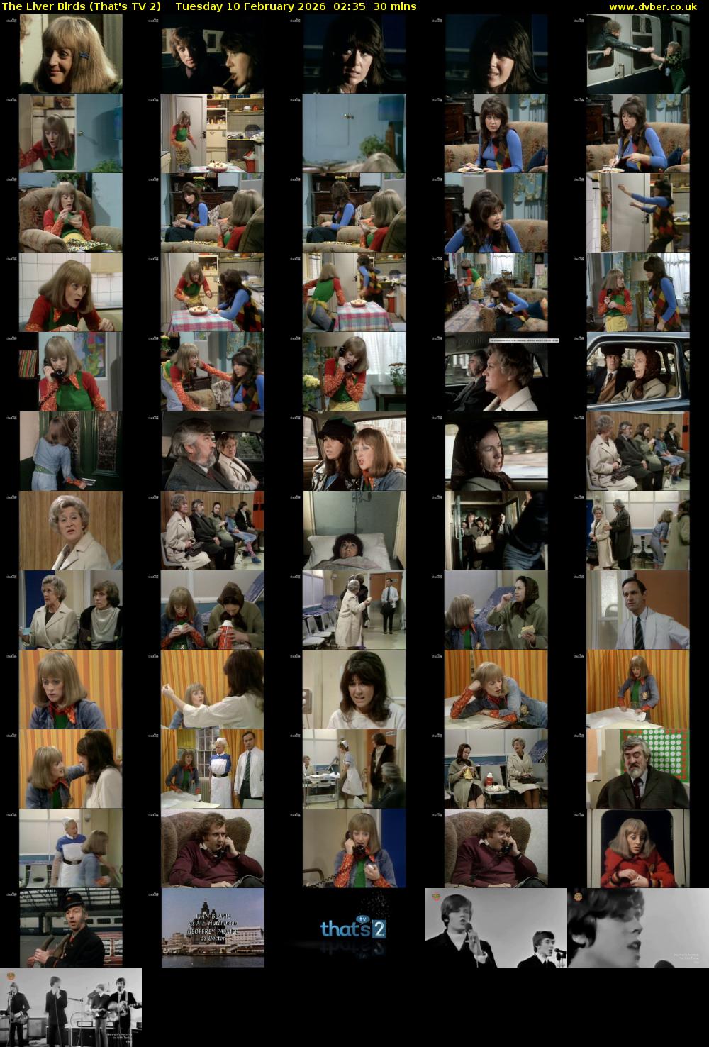 The Liver Birds (That's TV 2) Tuesday 10 February 2026 02:35 - 03:05