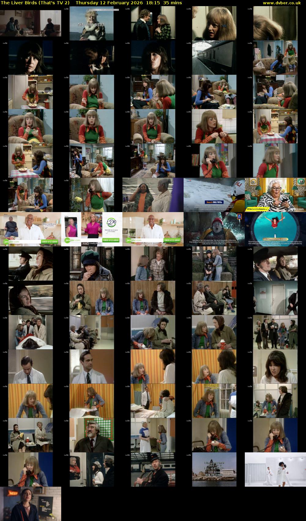 The Liver Birds (That's TV 2) Thursday 12 February 2026 18:15 - 18:50