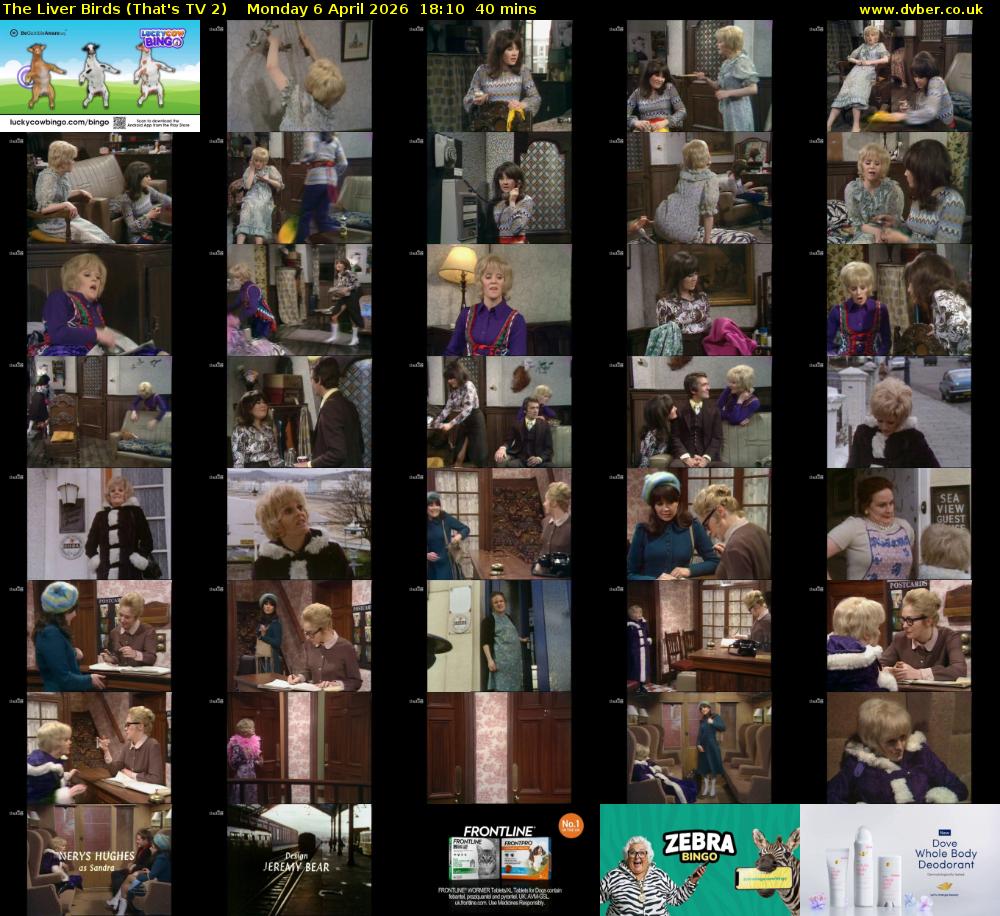 The Liver Birds (That's TV 2) Monday 6 April 2026 18:10 - 18:50