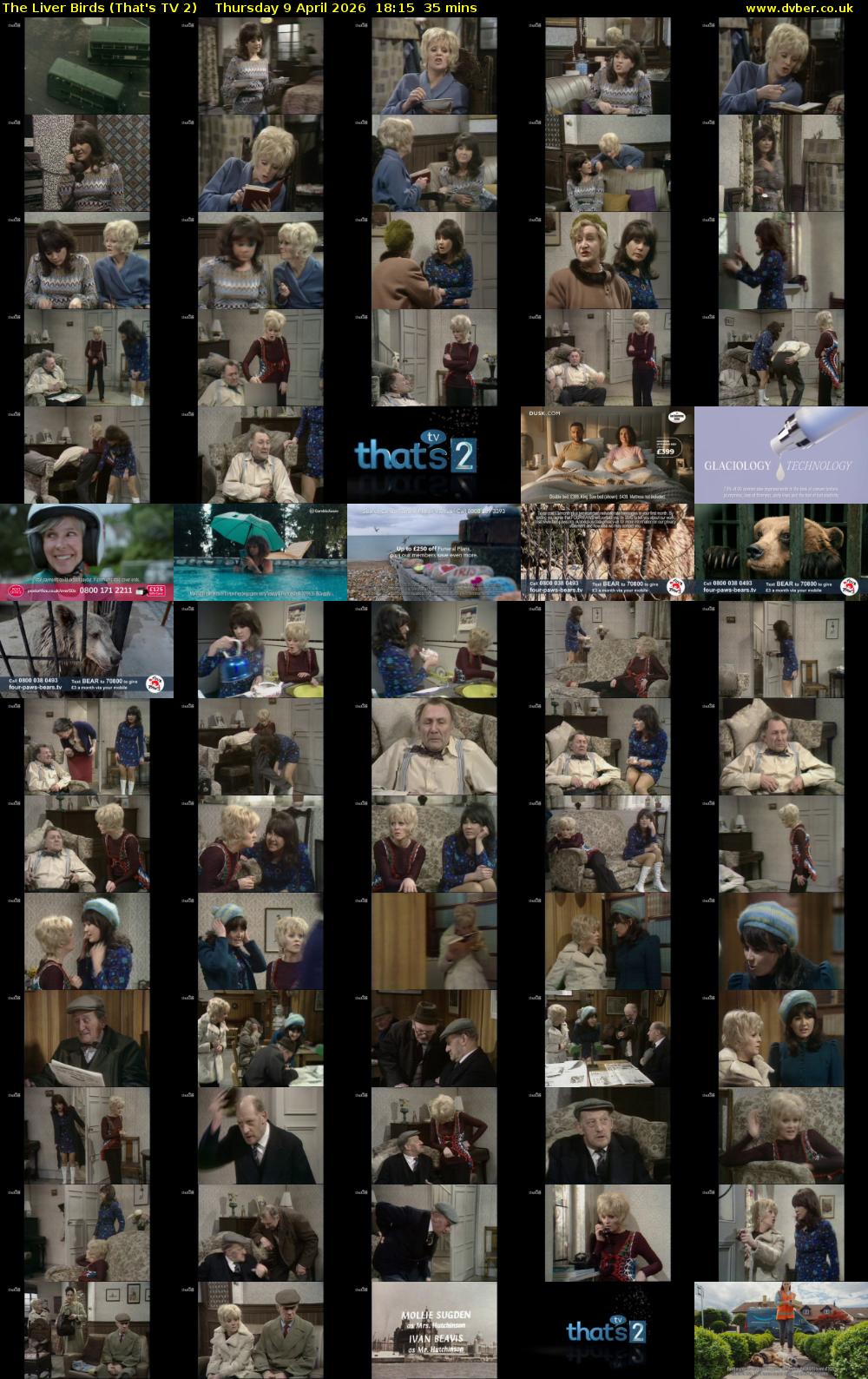 The Liver Birds (That's TV 2) Thursday 9 April 2026 18:15 - 18:50