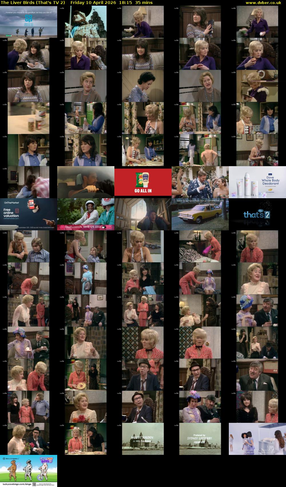 The Liver Birds (That's TV 2) Friday 10 April 2026 18:15 - 18:50