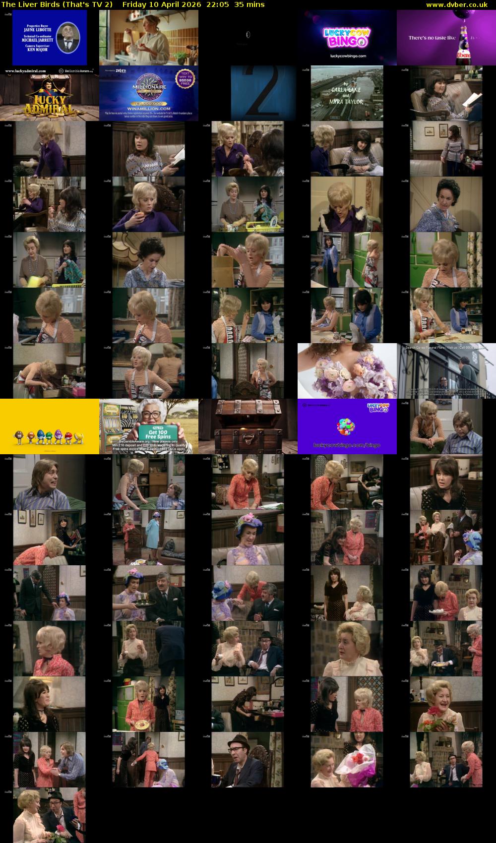 The Liver Birds (That's TV 2) Friday 10 April 2026 22:05 - 22:40