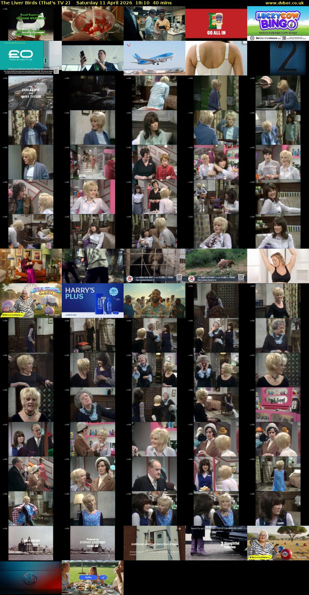 The Liver Birds (That's TV 2) Saturday 11 April 2026 18:10 - 18:50