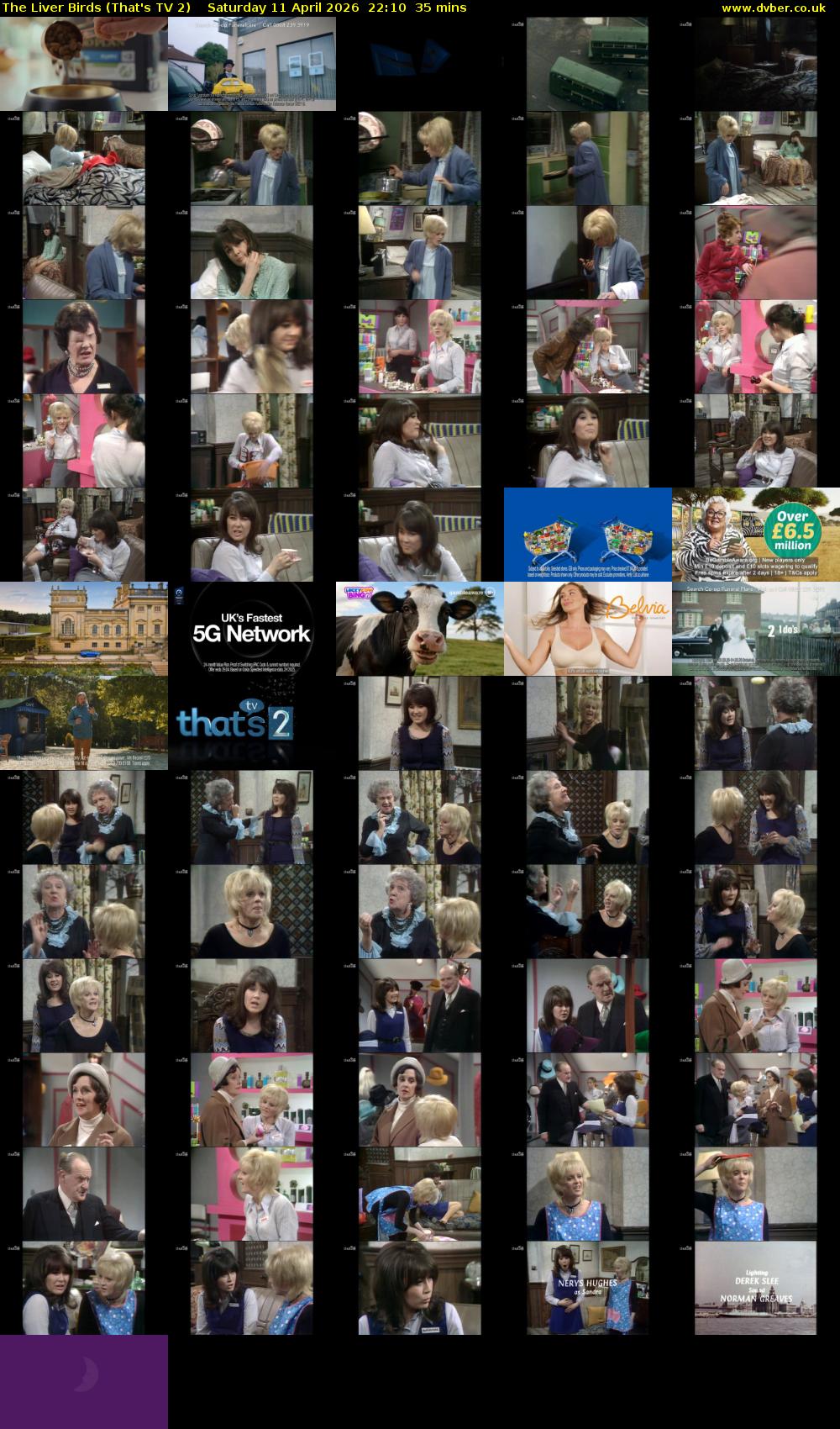 The Liver Birds (That's TV 2) Saturday 11 April 2026 22:10 - 22:45