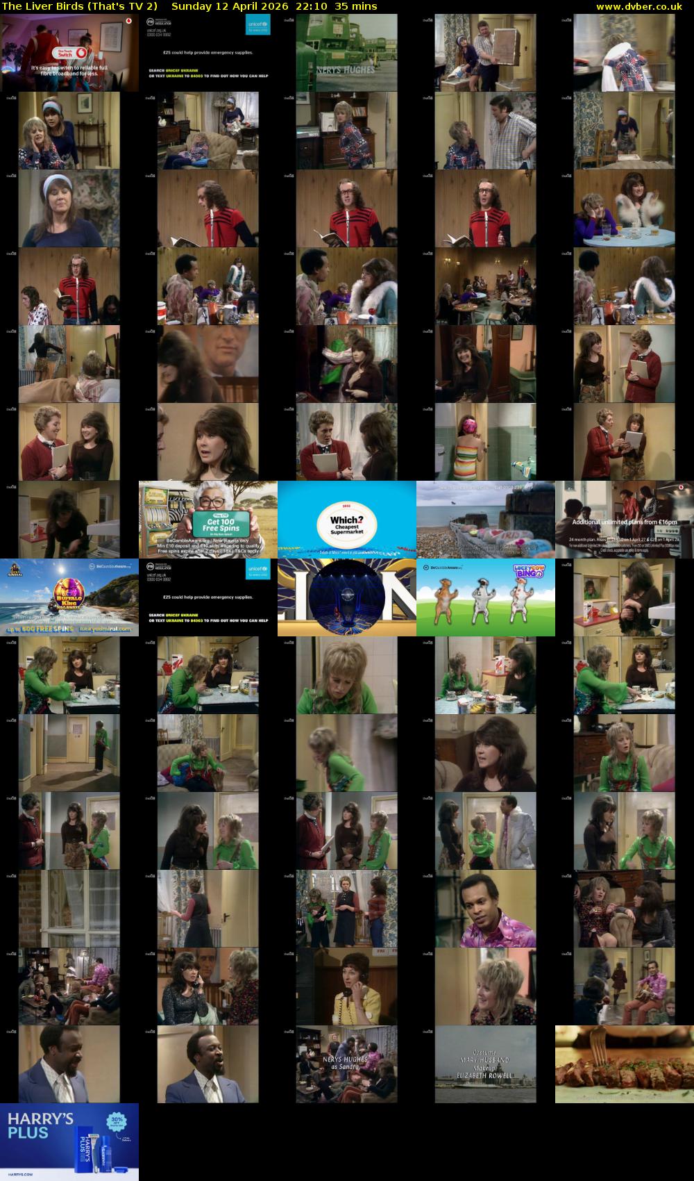 The Liver Birds (That's TV 2) Sunday 12 April 2026 22:10 - 22:45