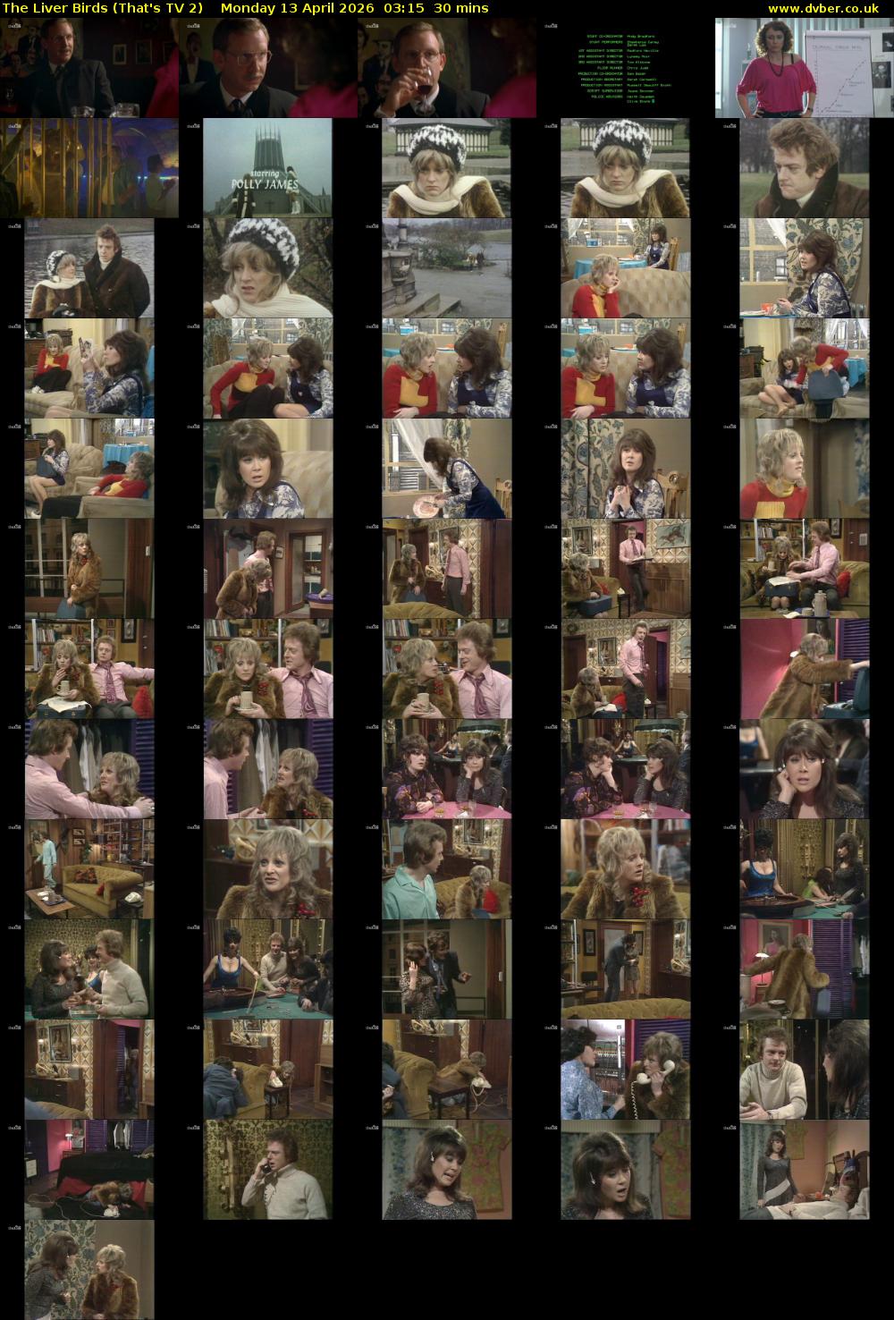 The Liver Birds (That's TV 2) Monday 13 April 2026 03:15 - 03:45