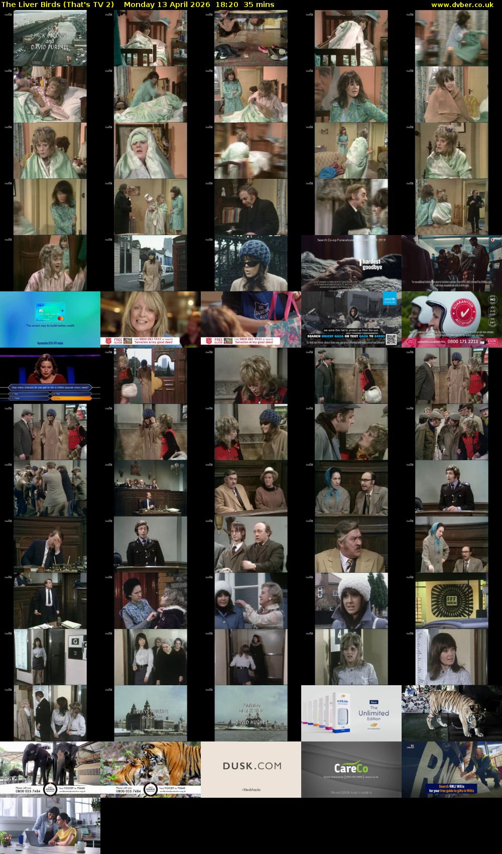 The Liver Birds (That's TV 2) Monday 13 April 2026 18:20 - 18:55