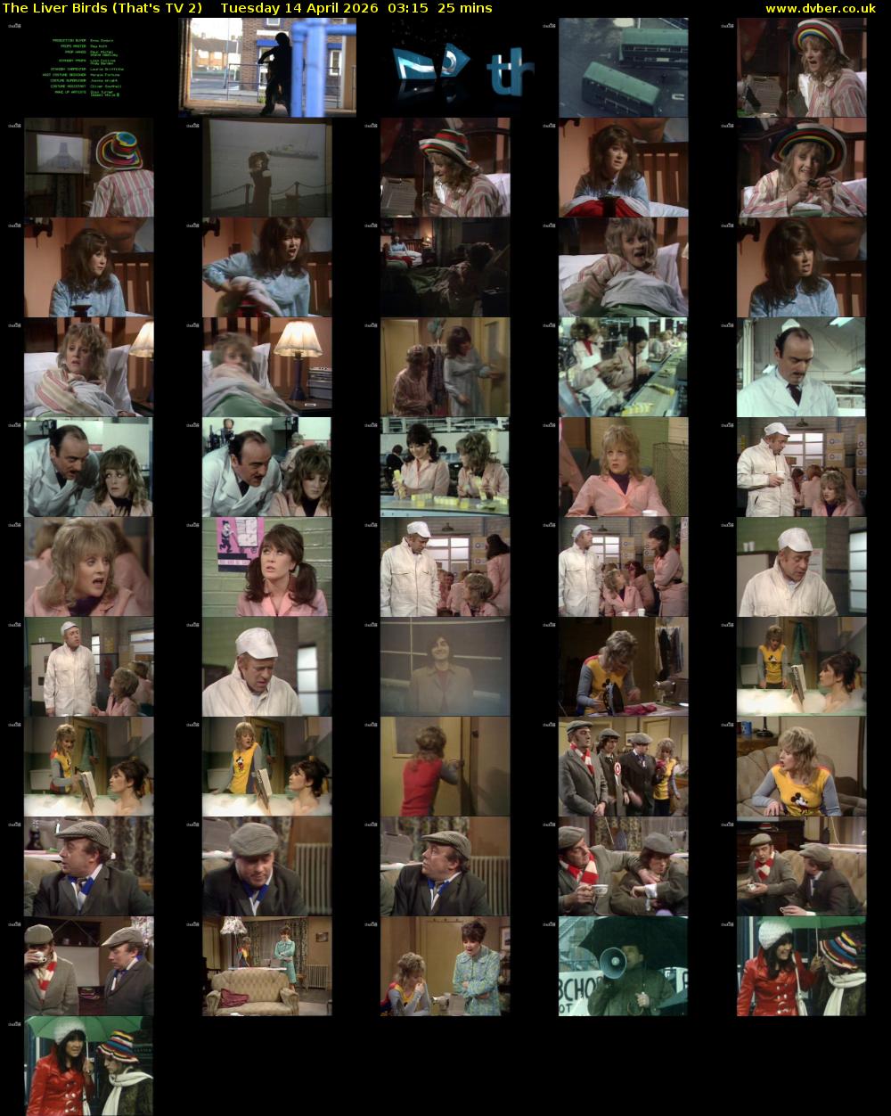 The Liver Birds (That's TV 2) Tuesday 14 April 2026 03:15 - 03:40