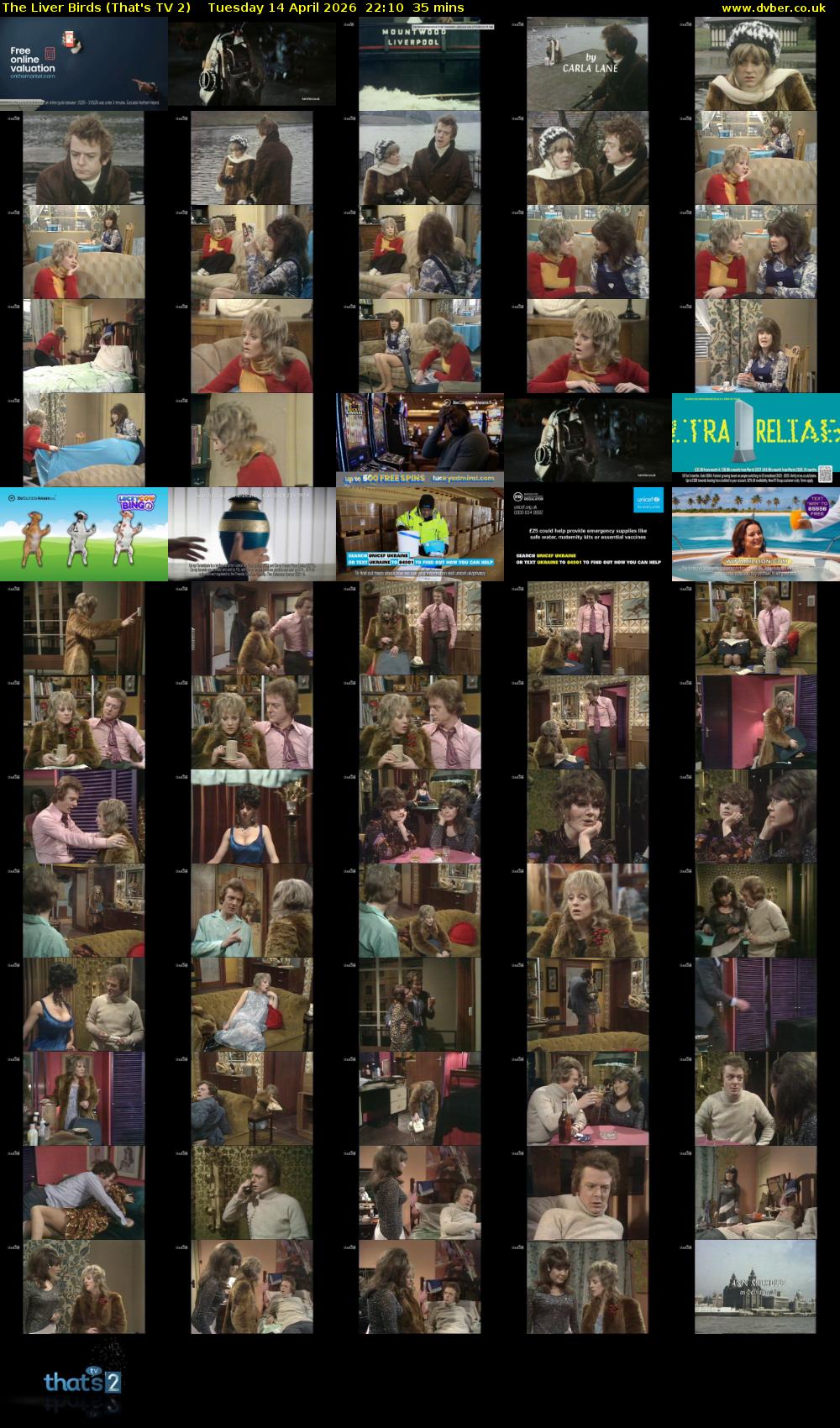The Liver Birds (That's TV 2) Tuesday 14 April 2026 22:10 - 22:45