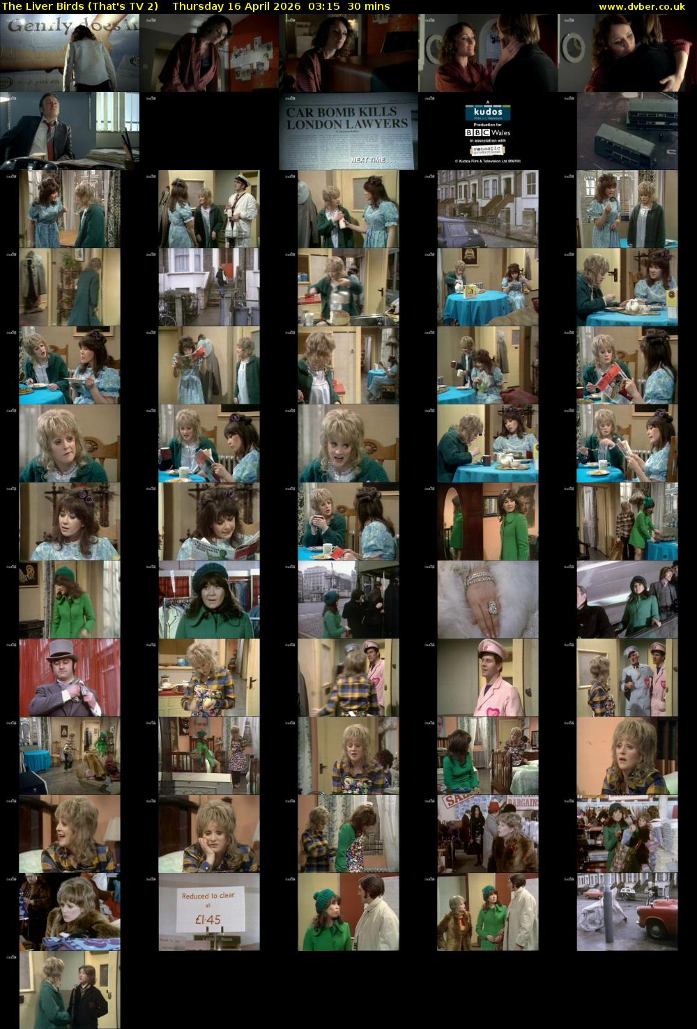 The Liver Birds (That's TV 2) Thursday 16 April 2026 03:15 - 03:45