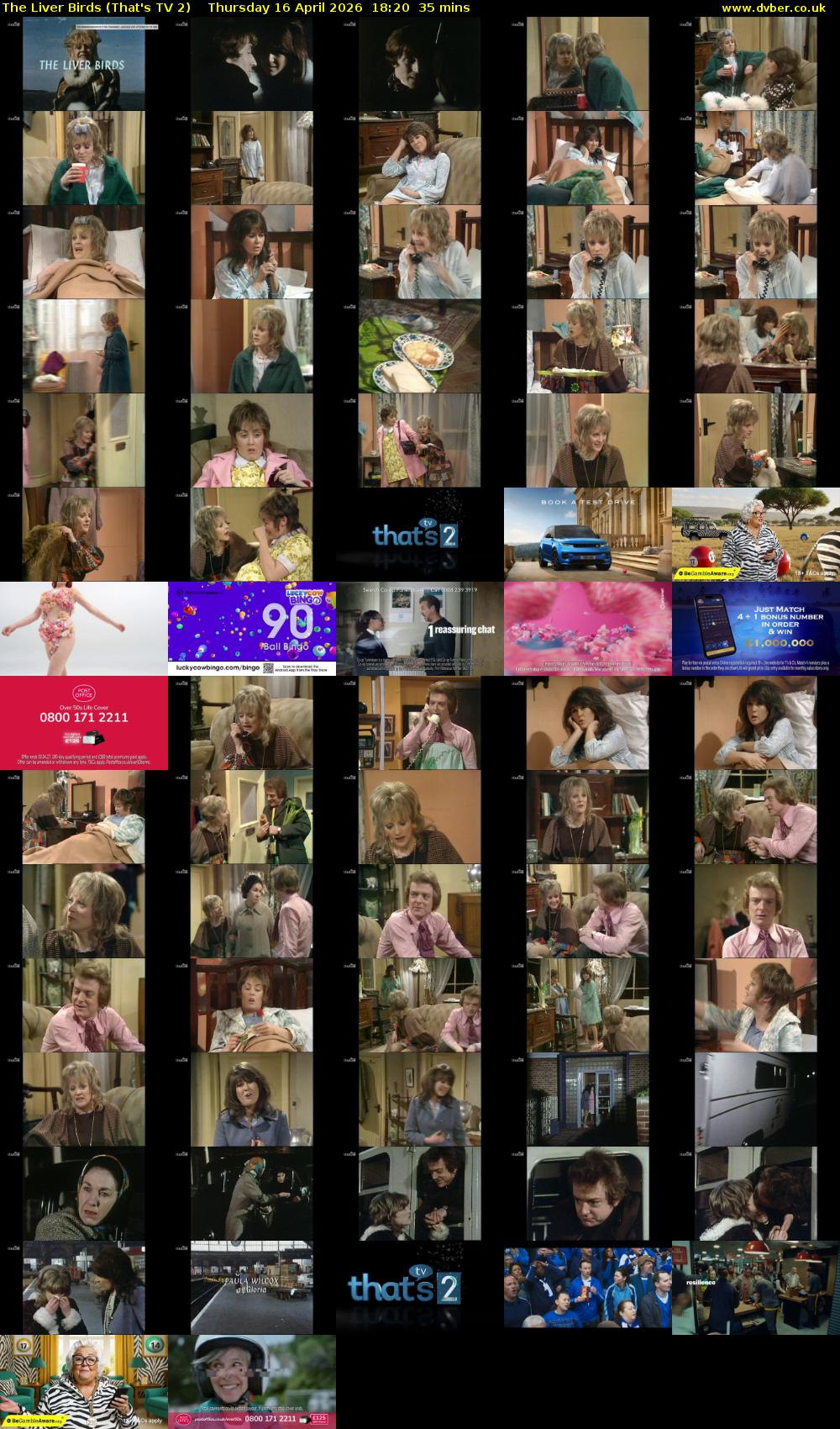 The Liver Birds (That's TV 2) Thursday 16 April 2026 18:20 - 18:55