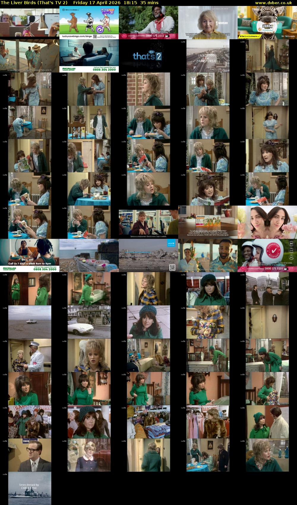 The Liver Birds (That's TV 2) Friday 17 April 2026 18:15 - 18:50