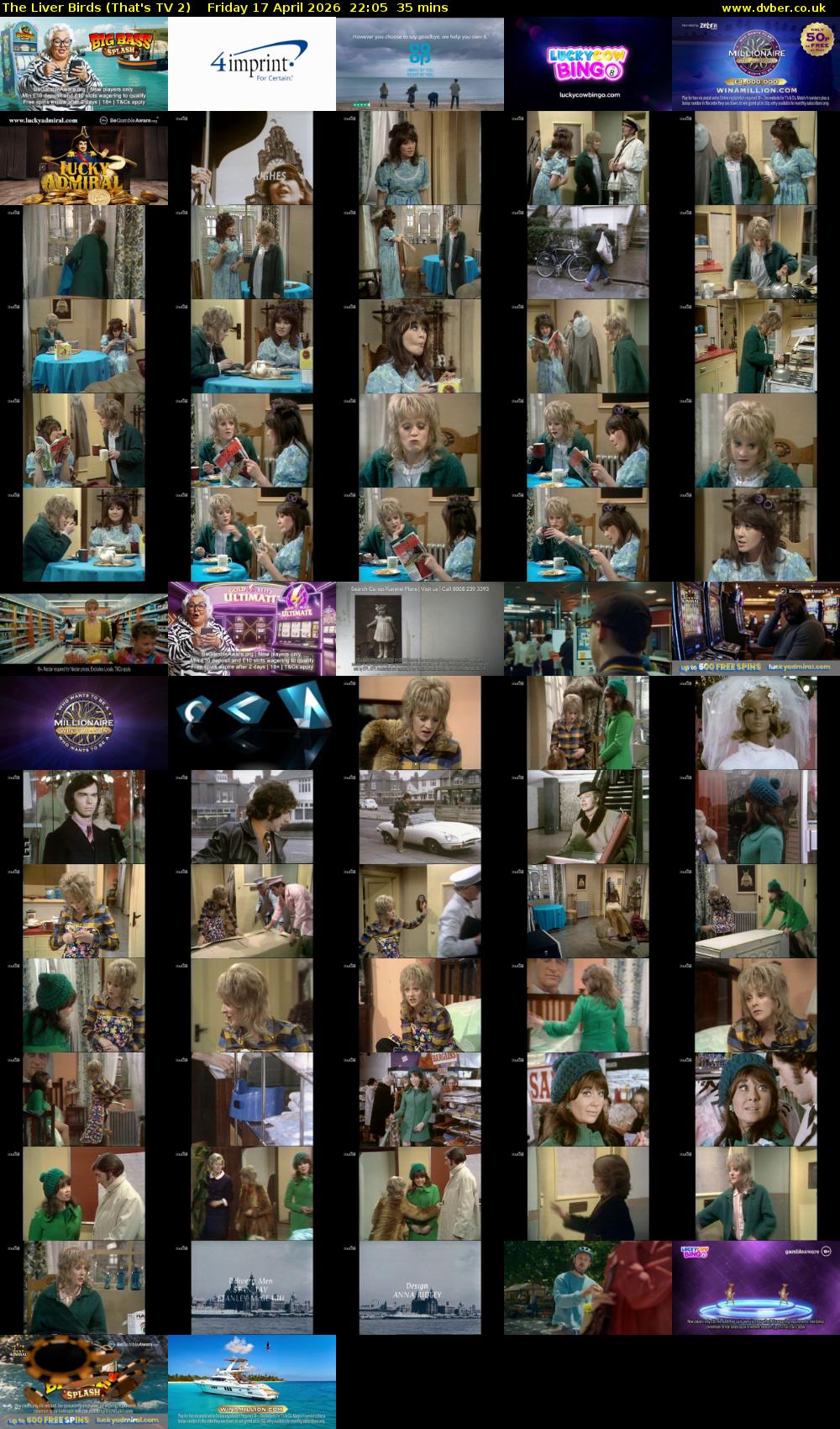 The Liver Birds (That's TV 2) Friday 17 April 2026 22:05 - 22:40