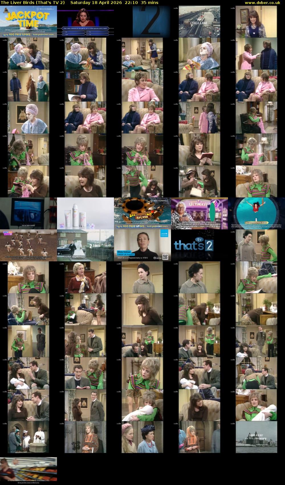 The Liver Birds (That's TV 2) Saturday 18 April 2026 22:10 - 22:45
