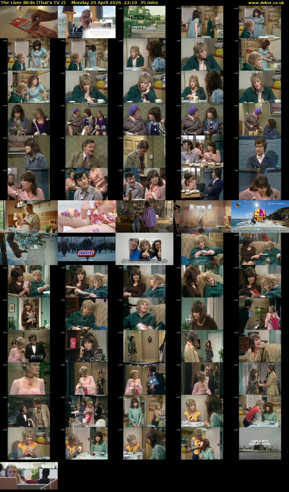 The Liver Birds (That's TV 2) Monday 20 April 2026 22:10 - 22:45