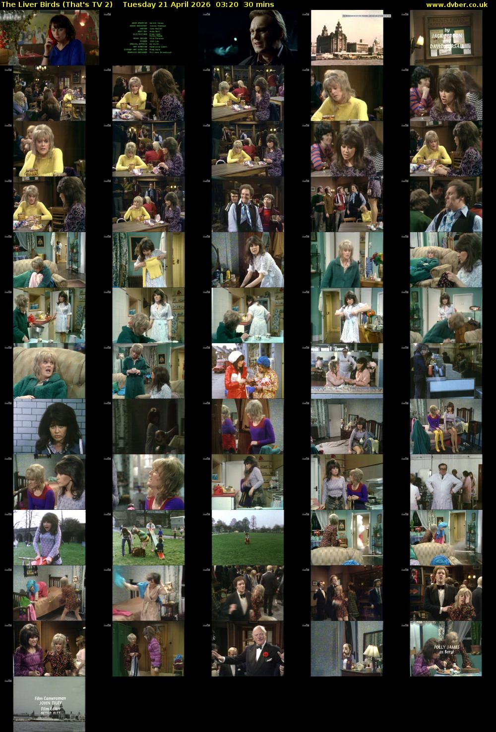 The Liver Birds (That's TV 2) Tuesday 21 April 2026 03:20 - 03:50