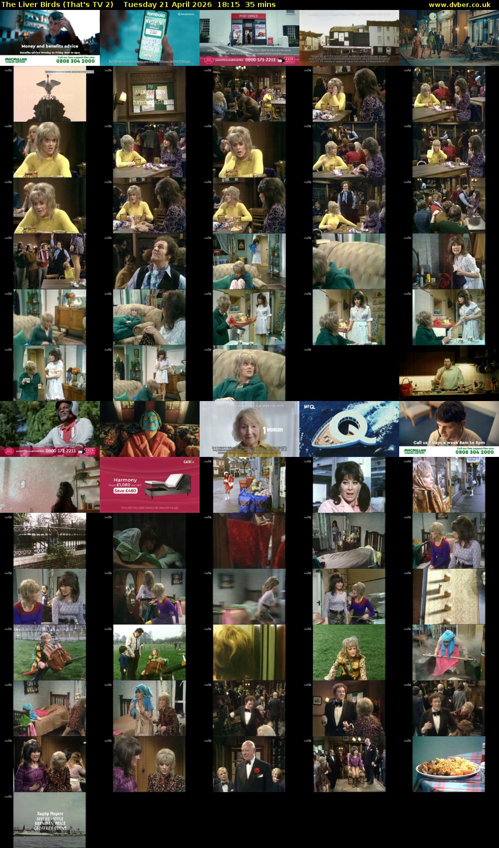 The Liver Birds (That's TV 2) Tuesday 21 April 2026 18:15 - 18:50