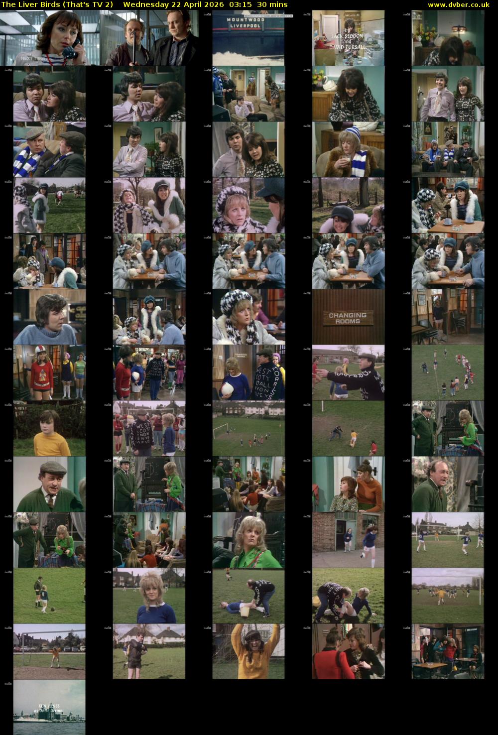 The Liver Birds (That's TV 2) Wednesday 22 April 2026 03:15 - 03:45