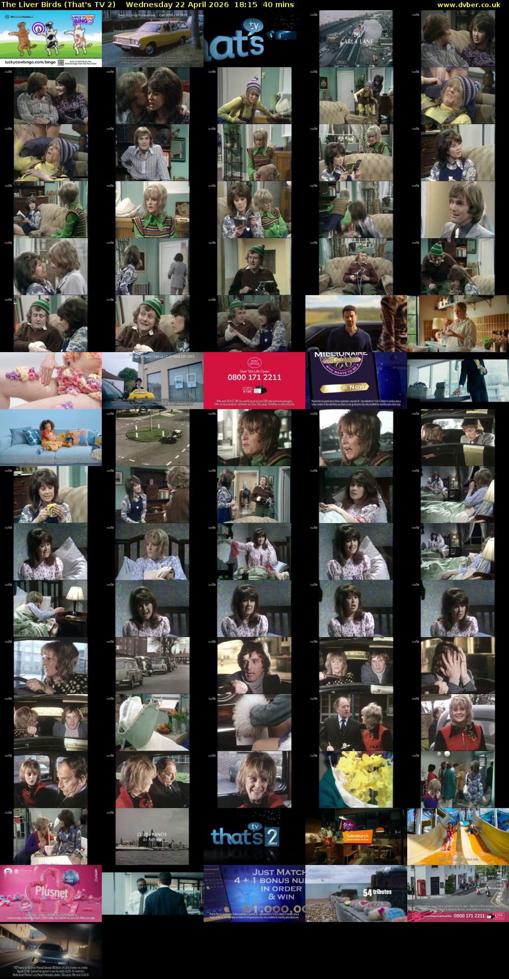 The Liver Birds (That's TV 2) Wednesday 22 April 2026 18:15 - 18:55