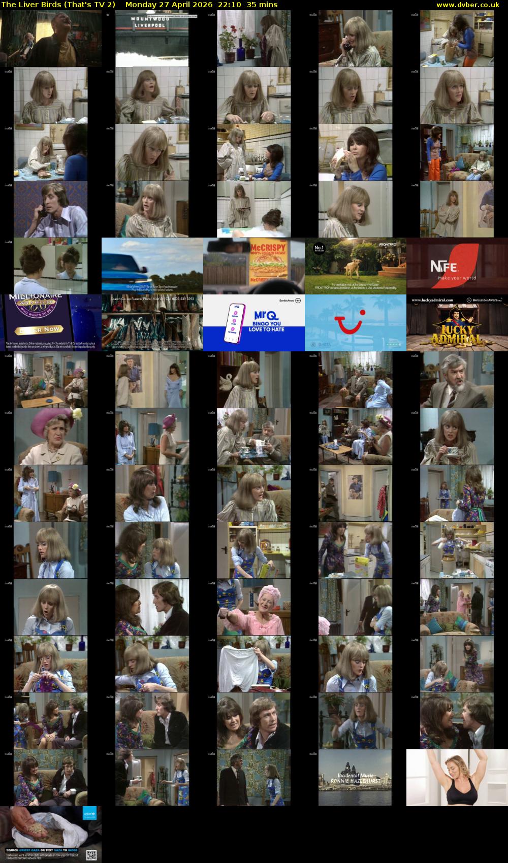 The Liver Birds (That's TV 2) Monday 27 April 2026 22:10 - 22:45