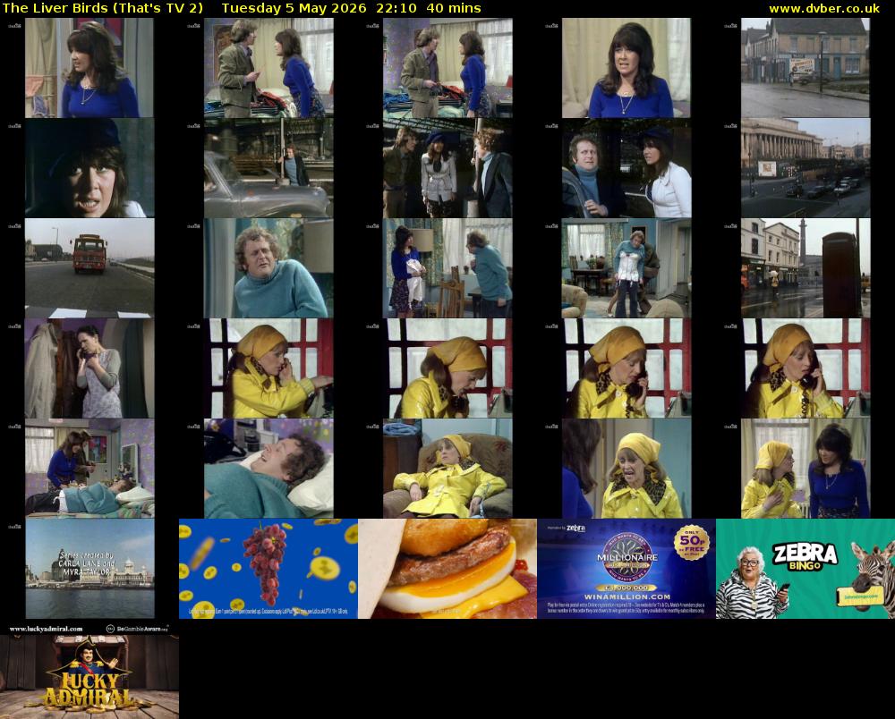 The Liver Birds (That's TV 2) Tuesday 5 May 2026 22:10 - 22:50