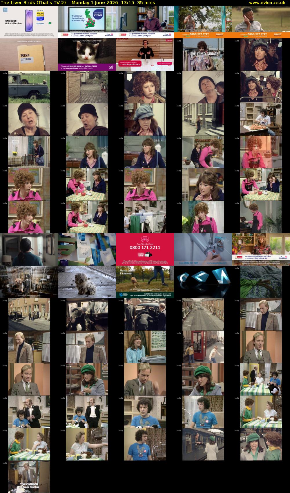 The Liver Birds (That's TV 2) Monday 1 June 2026 13:15 - 13:50