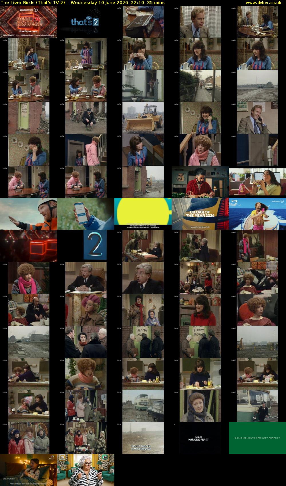 The Liver Birds (That's TV 2) Wednesday 10 June 2026 22:10 - 22:45