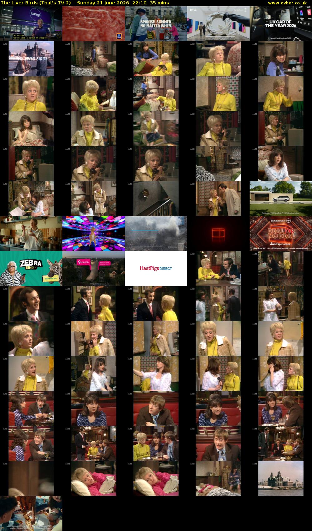 The Liver Birds (That's TV 2) Sunday 21 June 2026 22:10 - 22:45