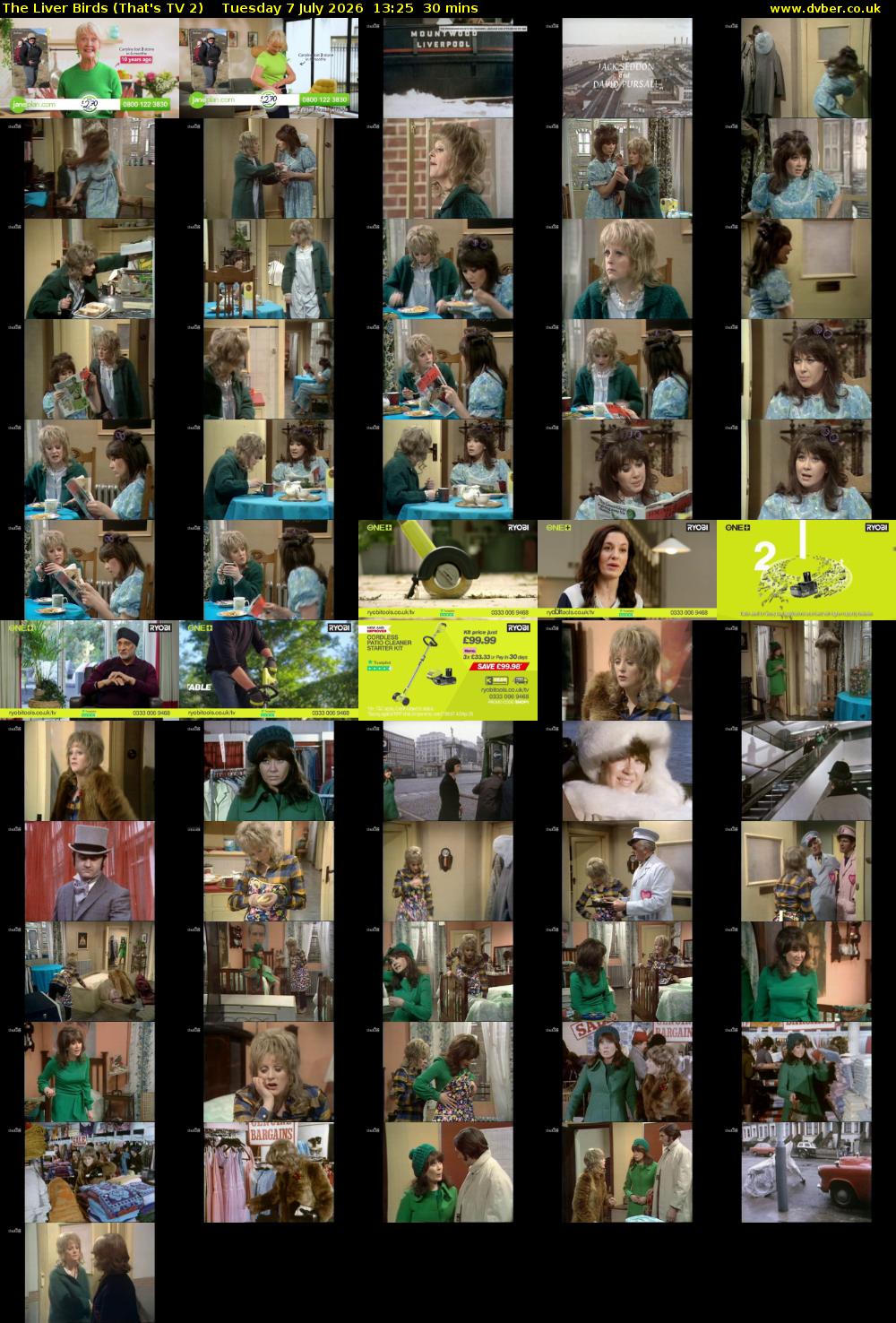 The Liver Birds (That's TV 2) Tuesday 7 July 2026 13:25 - 13:55