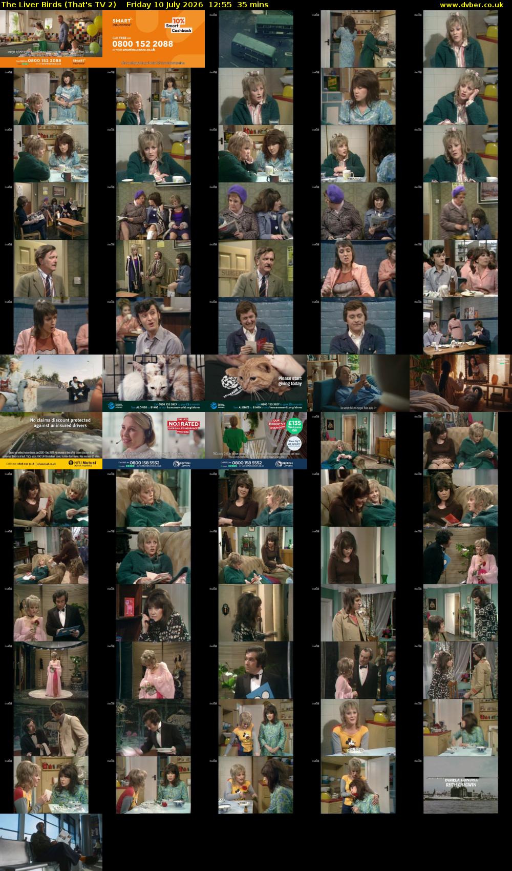 The Liver Birds (That's TV 2) Friday 10 July 2026 12:55 - 13:30