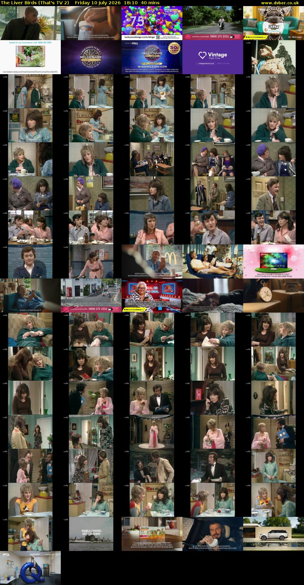 The Liver Birds (That's TV 2) Friday 10 July 2026 18:10 - 18:50