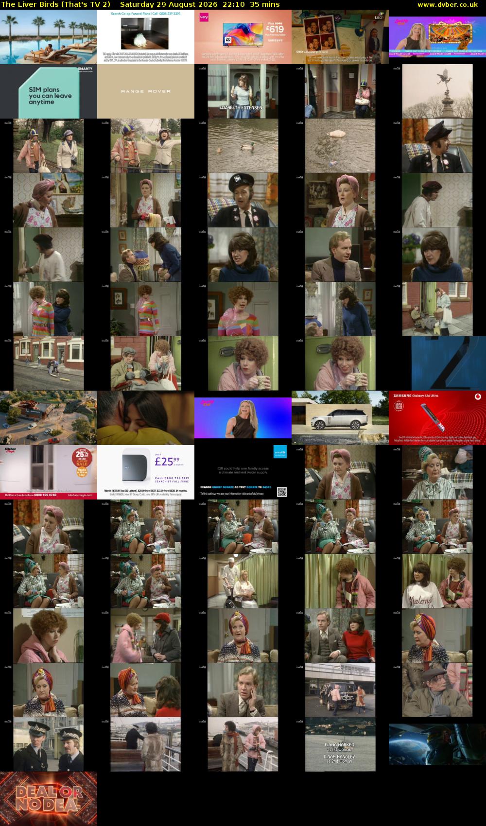 The Liver Birds (That's TV 2) Saturday 29 August 2026 22:10 - 22:45