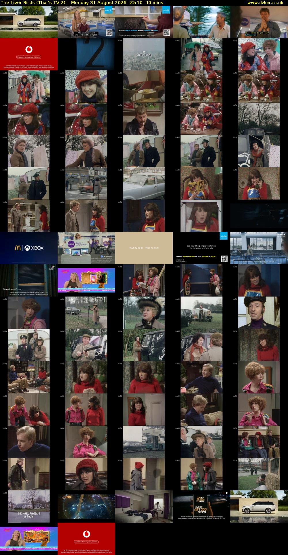 The Liver Birds (That's TV 2) Monday 31 August 2026 22:10 - 22:50