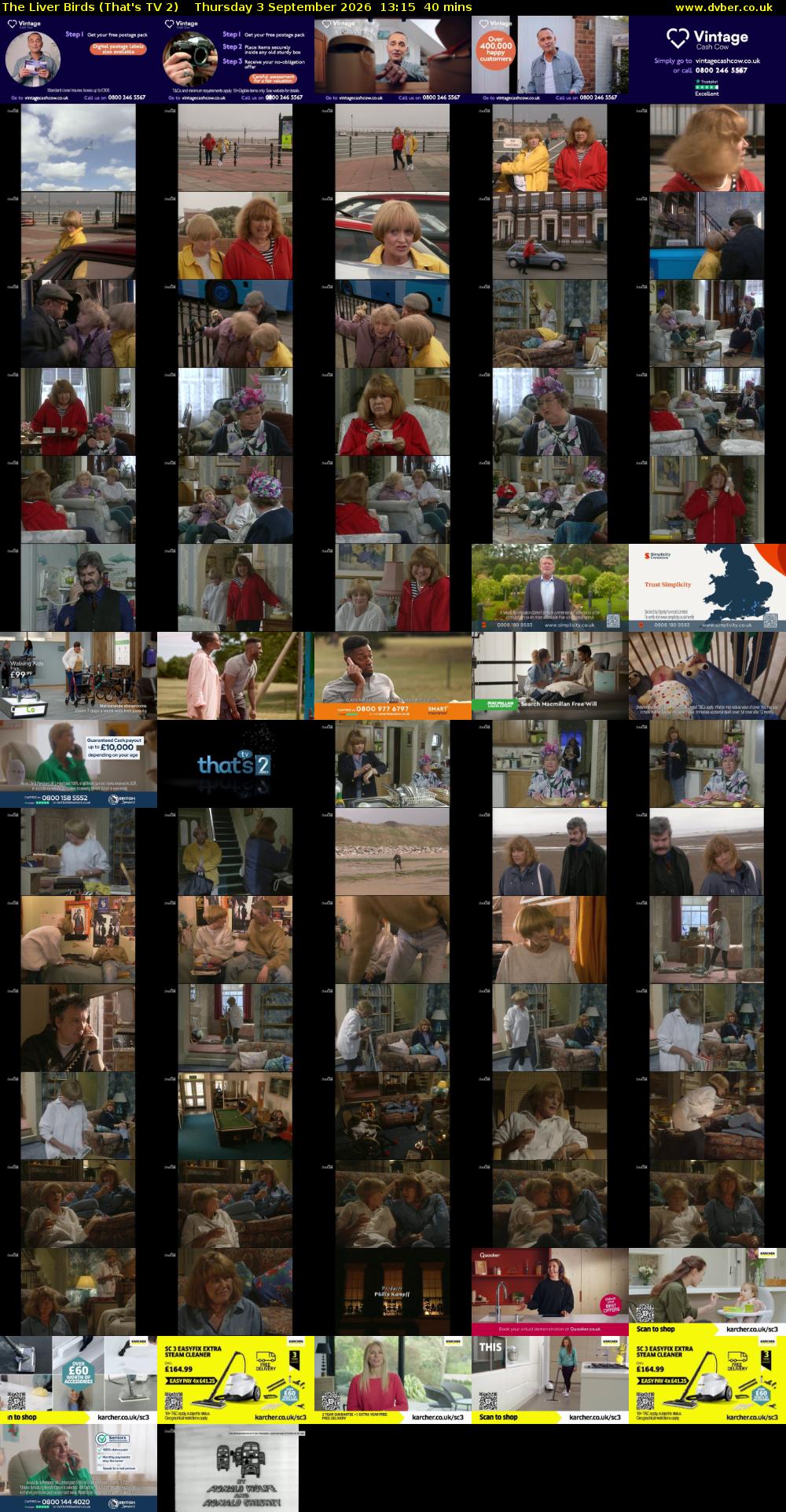 The Liver Birds (That's TV 2) Thursday 3 September 2026 13:15 - 13:55