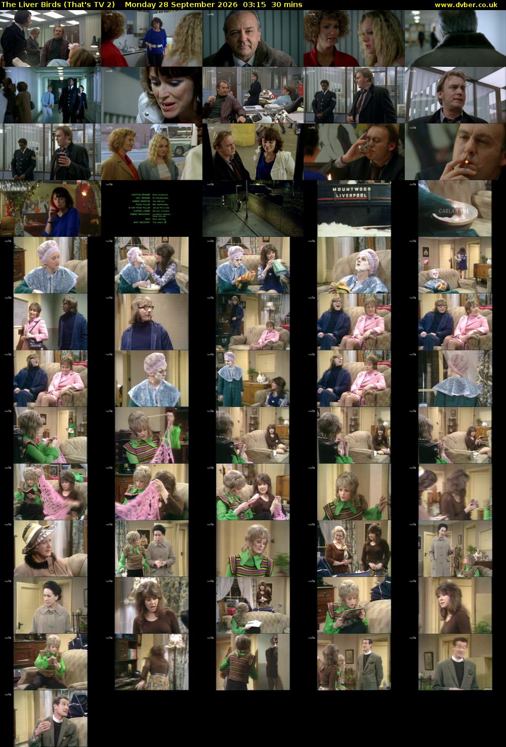 The Liver Birds (That's TV 2) Monday 28 September 2026 03:15 - 03:45