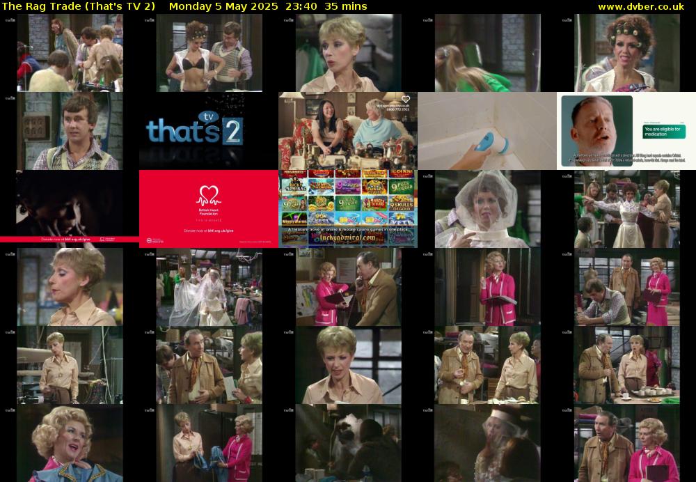 The Rag Trade (That's TV 2) Monday 5 May 2025 23:40 - 00:15