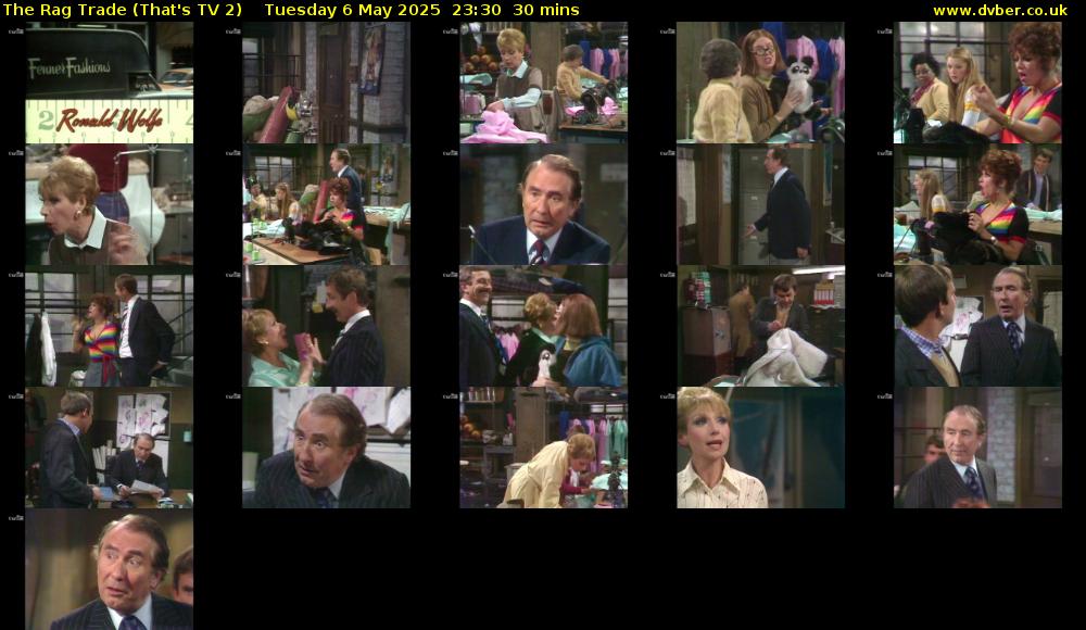 The Rag Trade (That's TV 2) Tuesday 6 May 2025 23:30 - 00:00