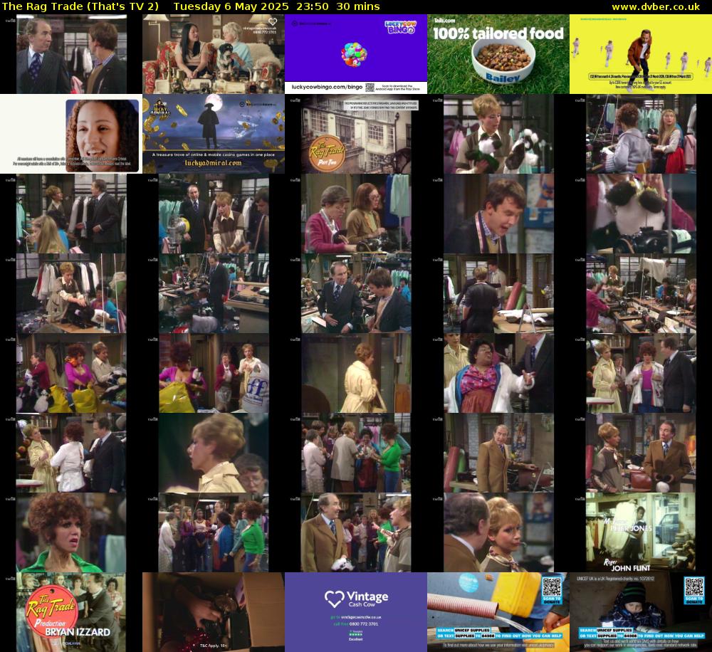 The Rag Trade (That's TV 2) Tuesday 6 May 2025 23:50 - 00:20