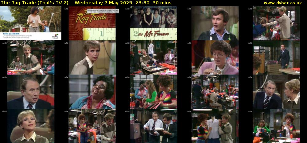 The Rag Trade (That's TV 2) Wednesday 7 May 2025 23:30 - 00:00