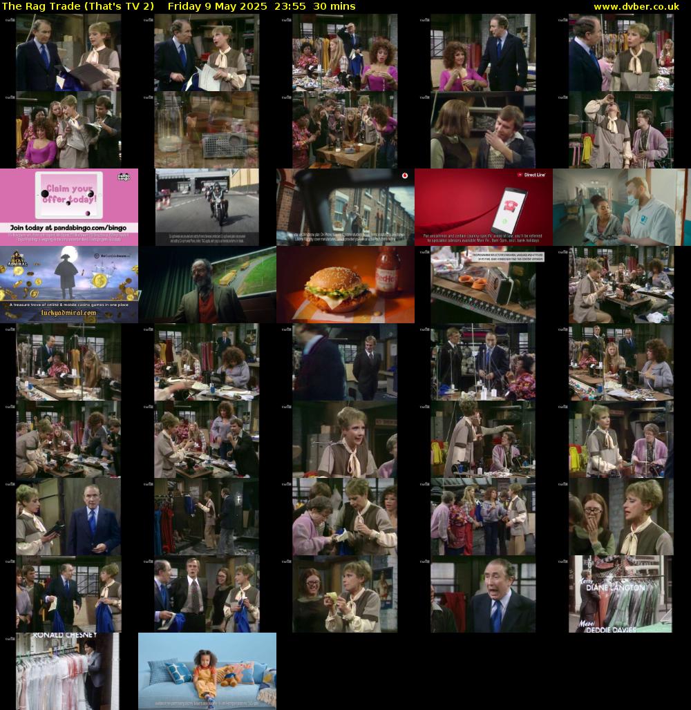 The Rag Trade (That's TV 2) Friday 9 May 2025 23:55 - 00:25